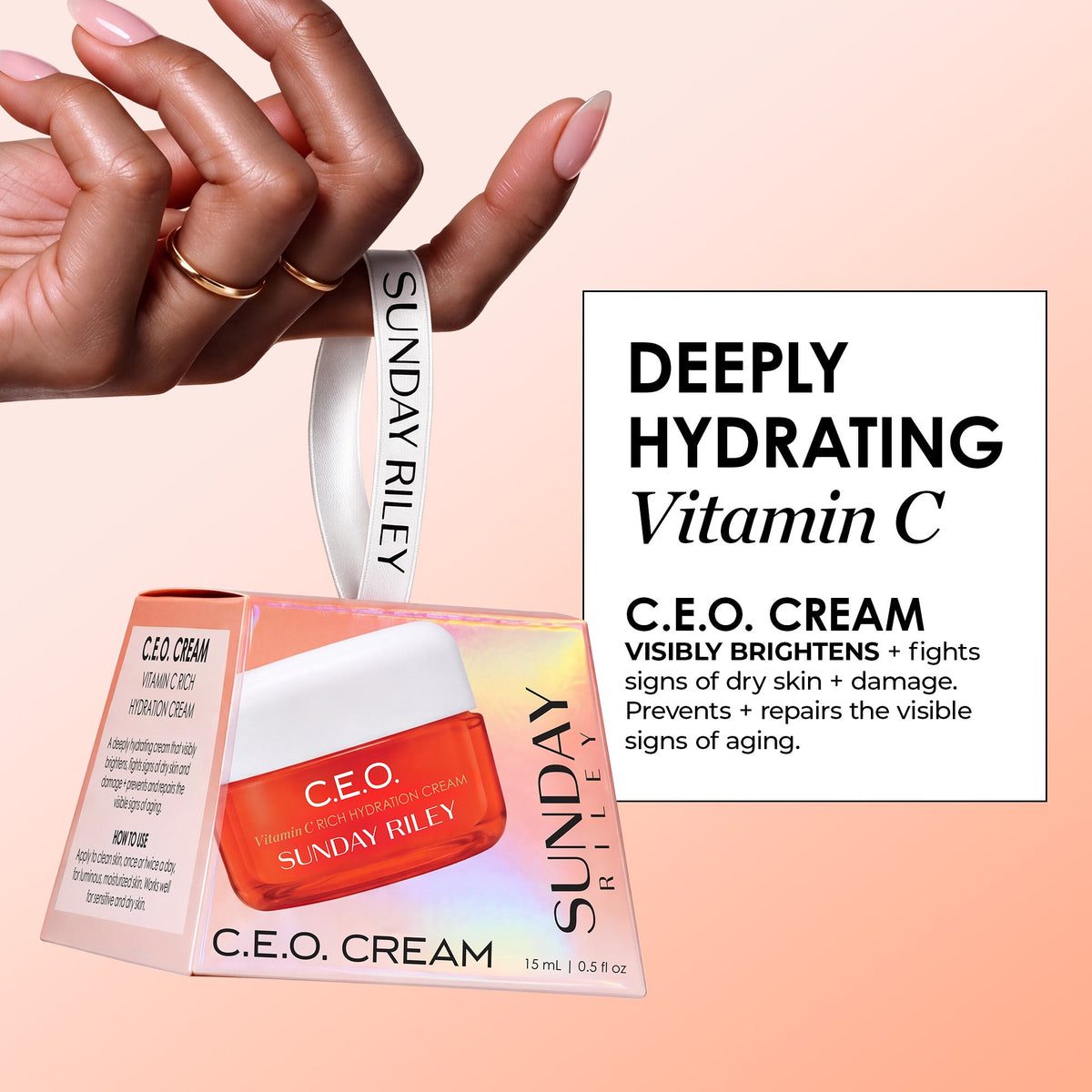 C.E.O. Cream Ornament